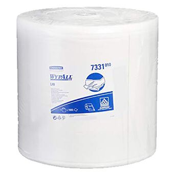 Paño de papel en rollo Kimberly Clark WYPALL L40 3 capas celulosa + papel reciclado blanco