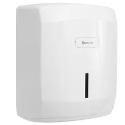 Dispensador de toallas en rollo Faneco CALMA, plástico ABS blanco