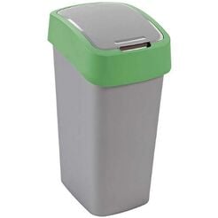 Cesto de reciclaje de 45 litros Curver FLIP BIN, plástico verde