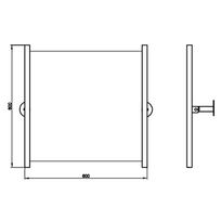 Lustro dla osób niepełnosprawnych uchylne