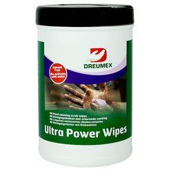 Ściereczki do mycia mocno zabrudzonych rąk Dreumex Ultra Power Wipes 90 sztuk