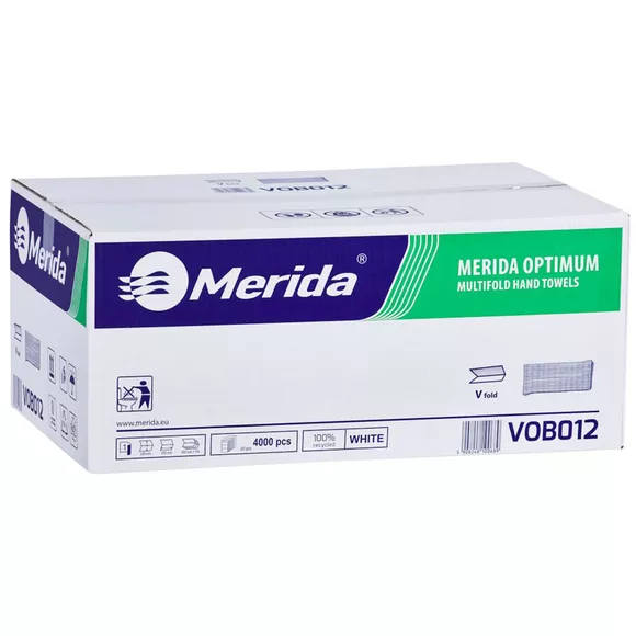 Papierové utierky ZZ Merida 1 vrstva 4000 ks Classic biela makulatura