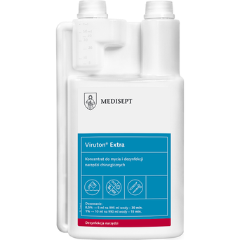 Líquido desinfectante y limpiador de instrumentos médicos Viruton Extra 1 litro