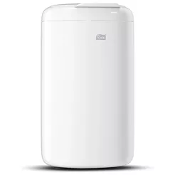 Tork 5-liter trash can, white plastic