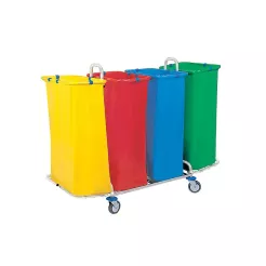 Carro cuádruple para bolsas de basura de 120 l Splast