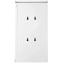 Kosz na śmieci metalowy Faneco HIT WHITE