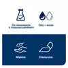Czyściwo włókninowe do zabrudzeń przemysłowych Tork 520372 exelCLEAN, szare – miękkość i delikatność