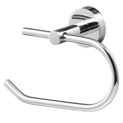 Držák na toaletní papír Bisk FOR YOU je vyroben z chromu.