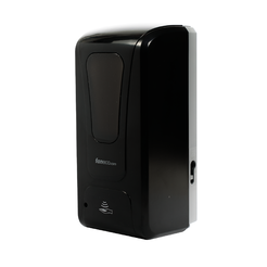 Dispensador de desinfección sin contacto MED Faneco de 1 litro, material ABS negro