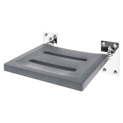 Hinged shower seat ⌀ 25 polyurethane and polished steel