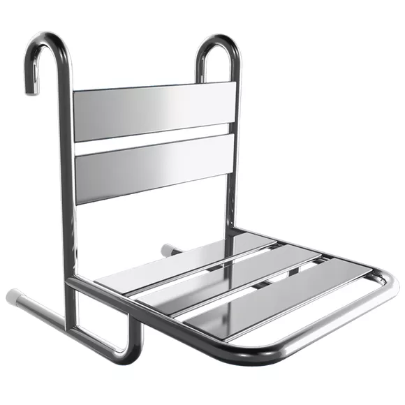 Siedzisko prysznicowe dla niepełnosprawnych z oparciem