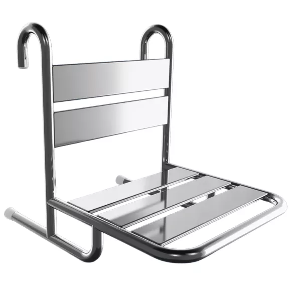 Siedzisko prysznicowe dla niepełnosprawnych z oparciem