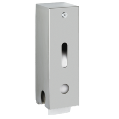 Vandal-proof toilet paper dispenser KWC Heavy Duty, matná nerezová ocel