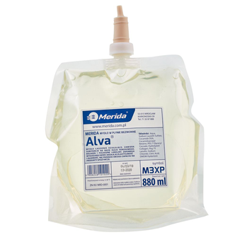 Specialistic liquid soap for food industry Merida Alva odorless 880 ml