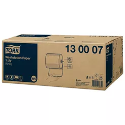 Papierhandtuch für den Tork Spender, 6 Stück, 250 m, weißes Zellstoff
