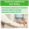 Czyściwo papierowe do lekkich zabrudzeń Tork 473246 Reflex M3 1 warstwa 120,05 m biała celuloza + makulatura – higieniczne użytkowanie, zużycie materiałów