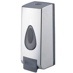 Dispensador de jabón líquido M3 Bisk 600 ml acero brillante