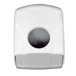 Pojemnik na woreczki higieniczne, biało-szare tworzywo ABS