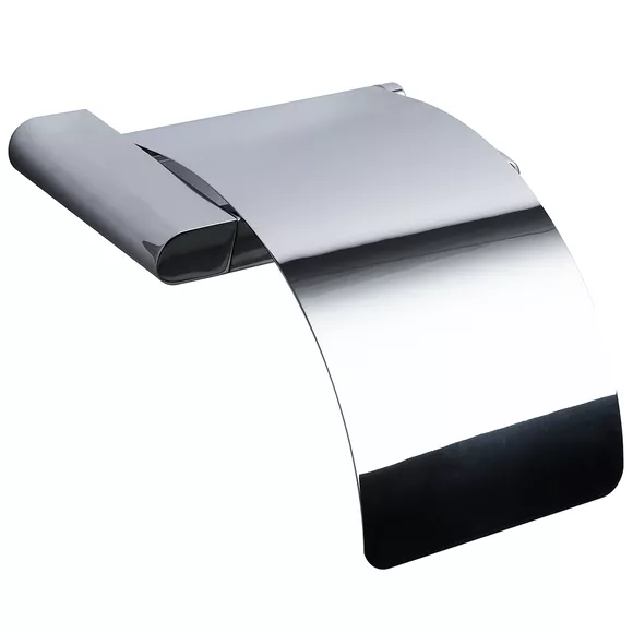 Soporte para papel higiénico con tapa Faneco SYDNEY Chrome