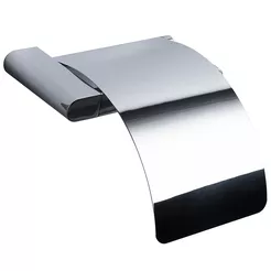 Soporte de papel higiénico con tapa Faneco SYDNEY Chrome
