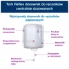 Pojemnik na czyściwo w rolce Tork 473190 Reflex, białe ABS – uzupełnianie wkładu, wytrzymałość produktu