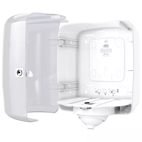Pojemnik na czyściwo w rolce Tork 473190 Reflex, białe ABS