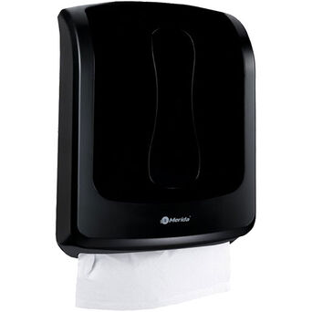 Paper towel dispenser Merida One black plastic