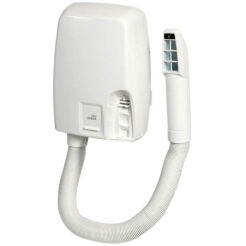 Pool-Haartrockner Bisk 800 W, weißer Kunststoff