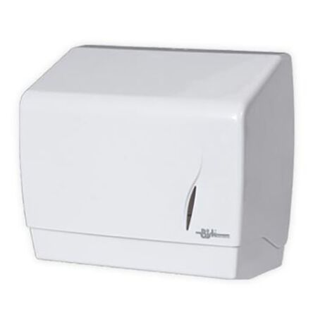 Pojemnik na ręczniki papierowe składane Bisk ALICANTE plastik biały