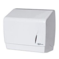 ZZ Paper Towel Dispenser Bisk MASTERLINE, white ABS plastic