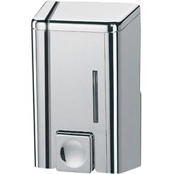 Dávkovač na tekuté mydlo Bisk MASTERLINE a2 500 ml, strieborný ABS matný