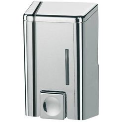 Flüssigseifenbehälter Bisk MASTERLINE a3 0,5 Liter Kunststoff glänzendes Silber