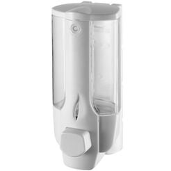 Dávkovač tekutého mydla Bisk MASTERLINE 350 ml, biele ABS