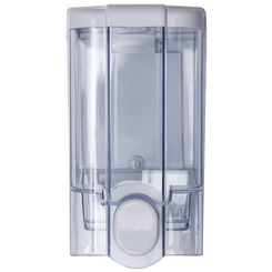 Dispensador de jabón líquido Faneco JET 1 litro de plástico transparente