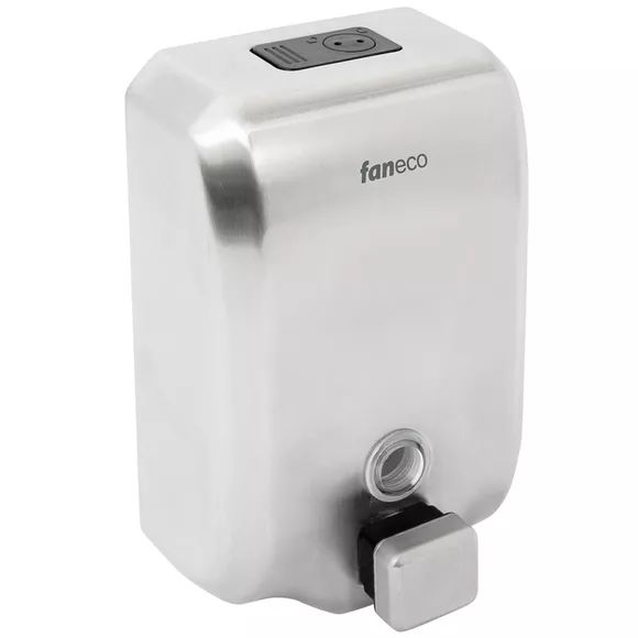 Faneco TOP dozownik mydła 1 litr stal nierdzewna do łazienki i WC