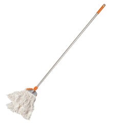Reinigungsset: Wischmopp mit Schnur 350 g, Mop-Halter und Aluminiumstiel Splast