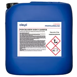 Aktywny chlor uwalniany przez podchloryn sodu 14,5 g/100g