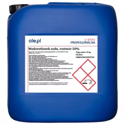 Hydroxid sodný 50 % roztok 25 kg