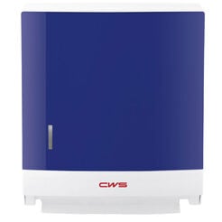 Dávkovač papierových utierok ZZ CWS Hygiene, modrý ABS plast
