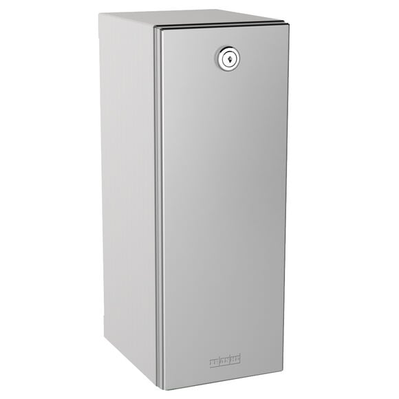 Wall-mounted soap dispenser 800 ml KWC RODAN, matte stainless steel
