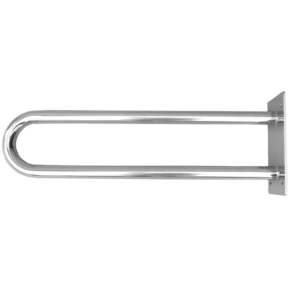 Metalowa matowa barierka o długości 70 cm do WC dla niepełnosprawnych