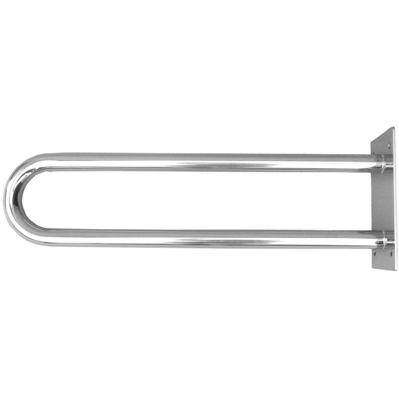 Metalowa matowa barierka o długości 70 cm do WC dla niepełnosprawnych