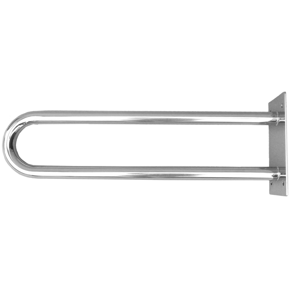 Metalowa matowa barierka o długości 70 cm do WC dla niepełnosprawnych