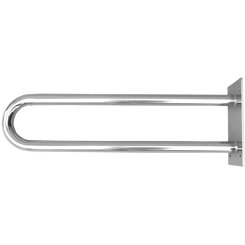Waschbeckenhalter für Menschen mit Behinderungen, fest auf Fliese Faneco ⌀ 32 mm, 70 cm, mattes Edelstahl