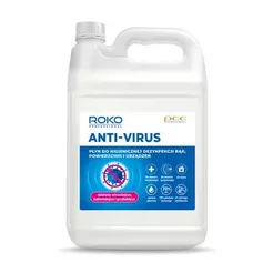 Płyn do dezynfekcji rąk i powierzchni Roko PROFESSIONAL ANTI-VIRUS+ 5 litrów