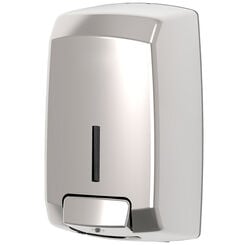 Sanitario INOX Wall-Mounted Soap Dispenser 1000 ml, Polished Stainless Steel