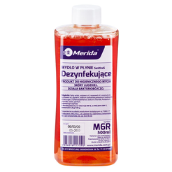Mydło w płynie dezynfekujące Merida 0.5 litra