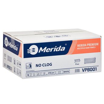 Papierhandtuch ZZ Merida Premium, leicht lösbar, 3-lagig, 2700 Stück, weiß, Zellulose