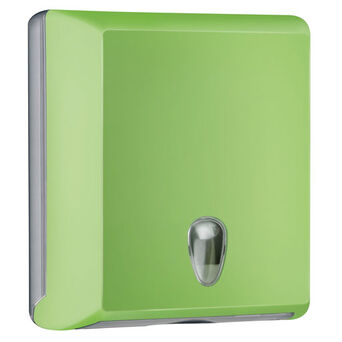 Folded paper towel dispenser M green