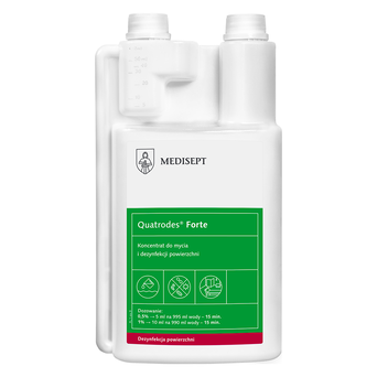 Quatrodes Forte koncentrovaný dezinfekční prostředek pro lékařské vybavení 1 litr